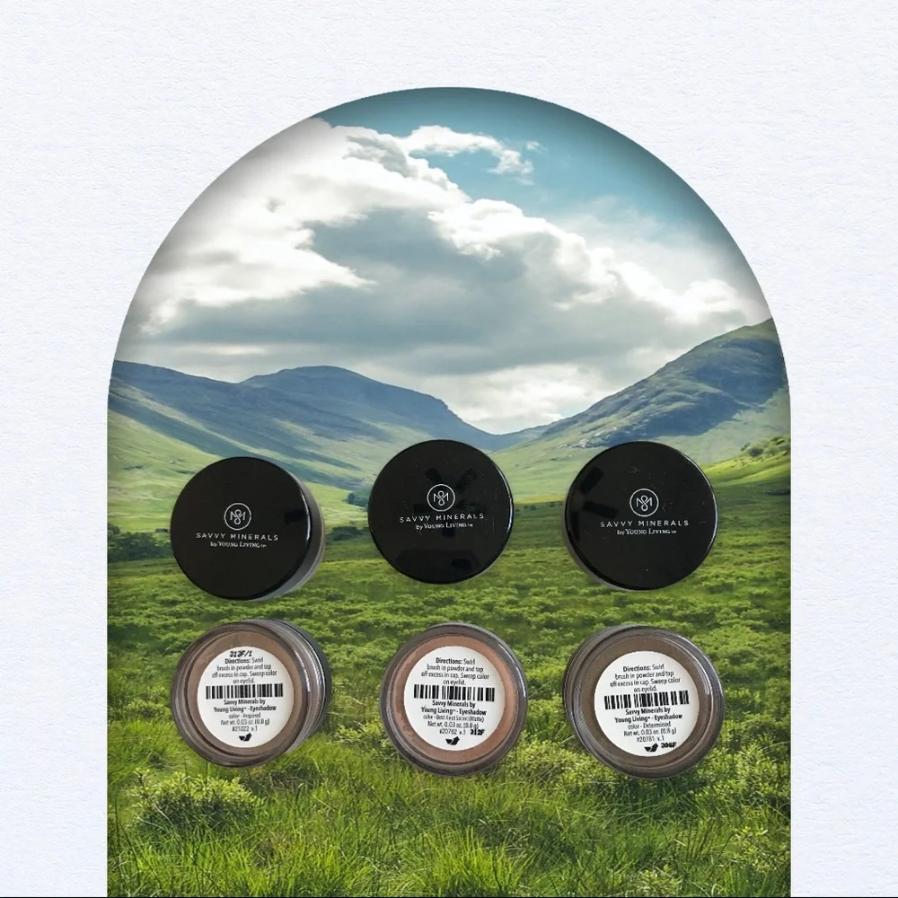 Savvy Mineral Eyeshadow Inspire Best Kept‎ Secret Determine Lot of 3 Eye …